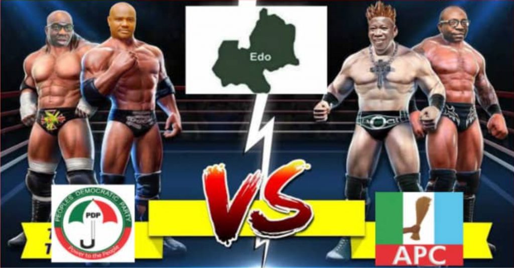 EDO 2020: Wike, Ganduje Fights Dirty Over Obaseki, Ize-Iyamu