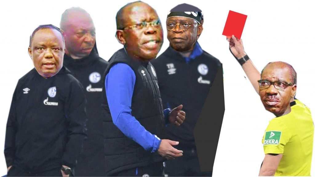 Edo Guber: Obaseki Red Carded Oshiomhole, Ize-Iyamu, Tinubu, Capt. Hosa, Others